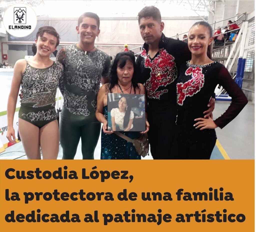 Custodia López, la protectora de una familia dedicada al patinaje artístico