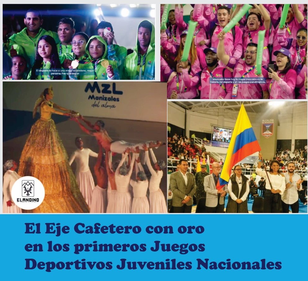 El Eje Cafetero con oro en los primeros Juegos Deportivos Juveniles Nacionales