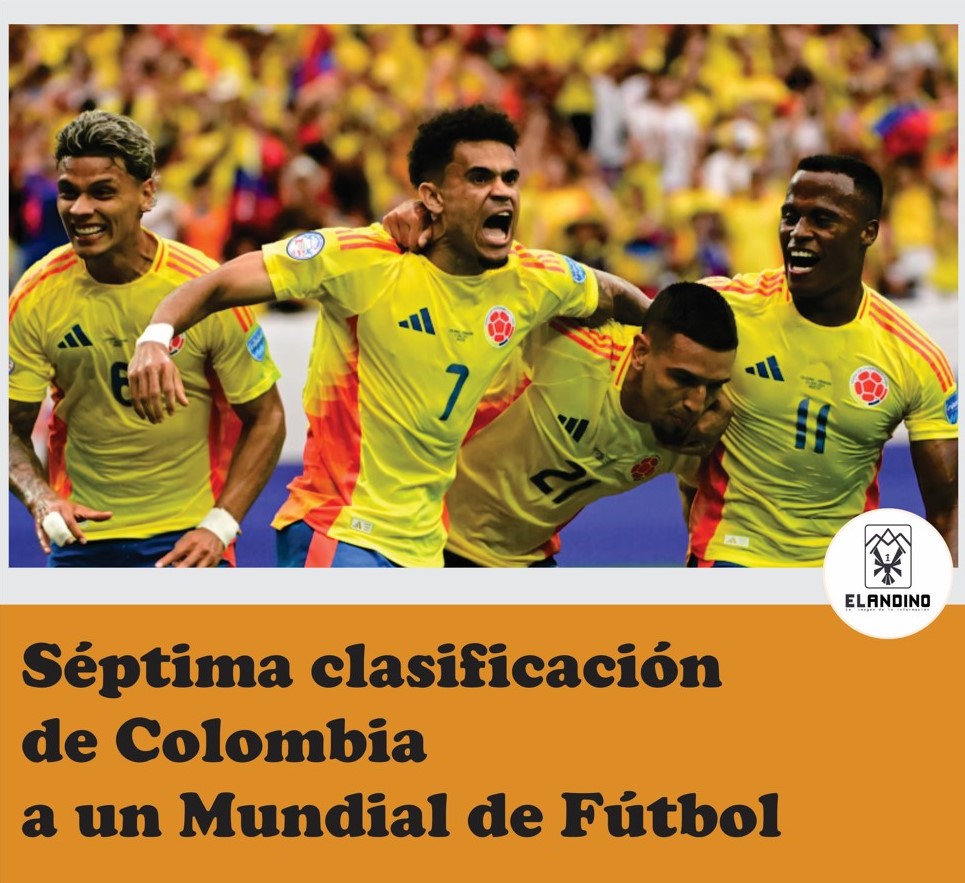 Séptima clasificación de Colombia a un Mundial de Fútbol