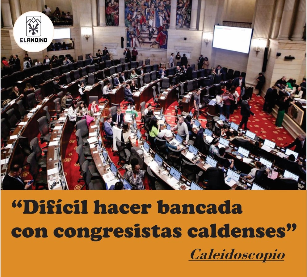 Difícil hacer bancada con congresistas caldenses