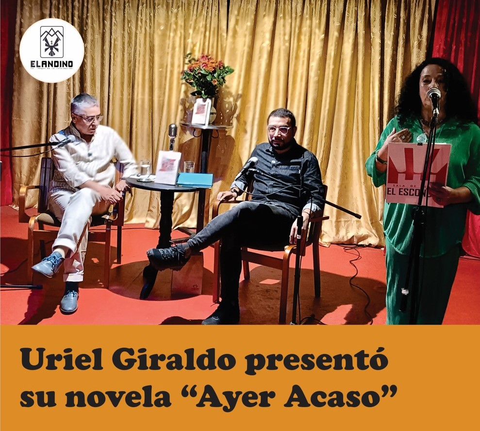 Uriel Giraldo presentó su novela “Ayer Acaso”