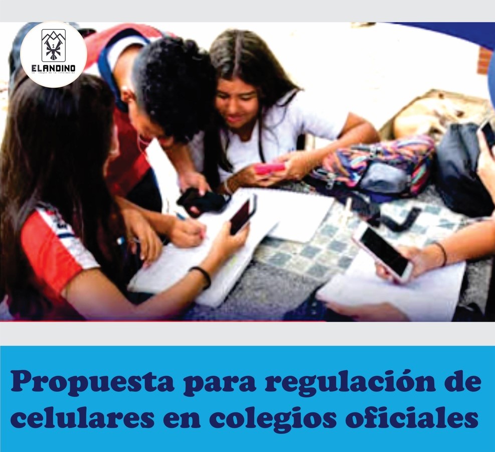 Propuesta para regulación de celulares en colegios oficiales
